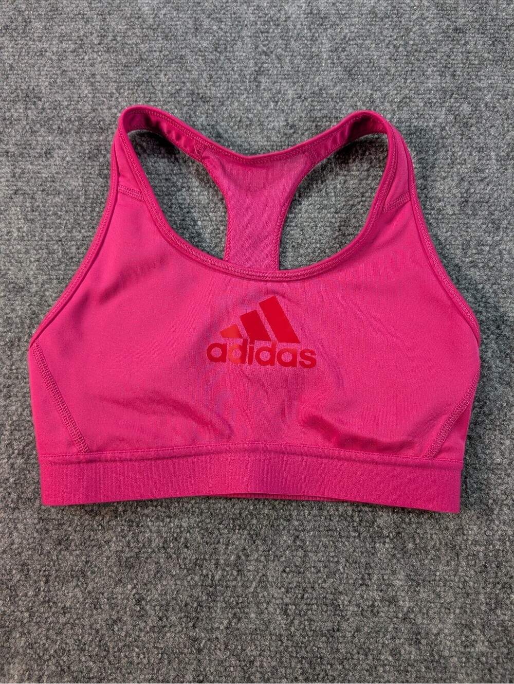 Adidas Women's Pink Sports Bra Size Small Activwear Gym Racerback